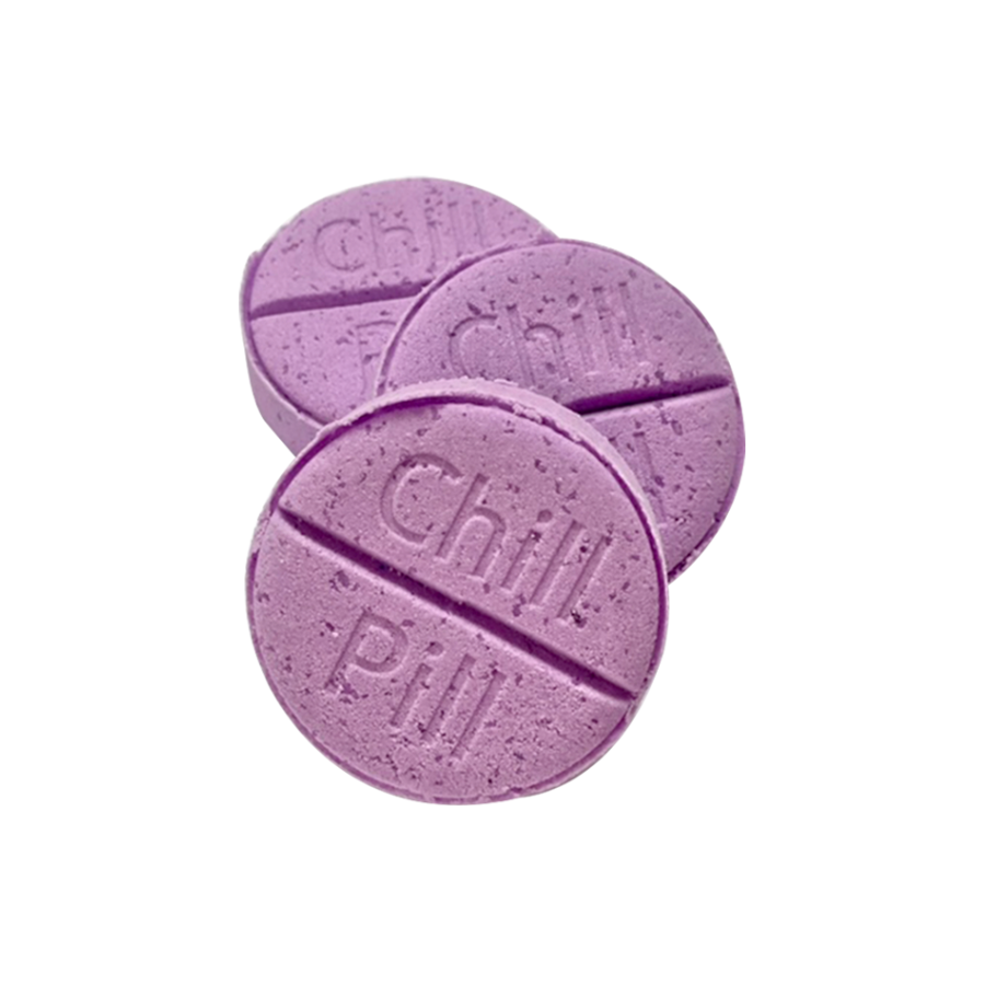 Lavender Vanilla Chill Pill Bath Bomb