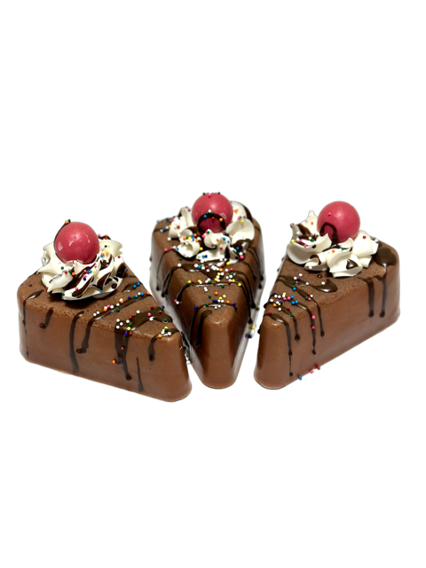 Chocolate Cream Pie Slice Soap