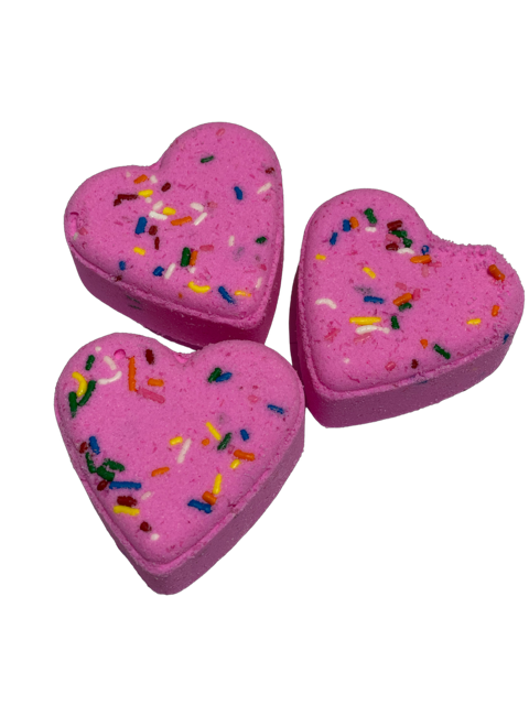 Strawberry Sundae Heart Bath Bomb