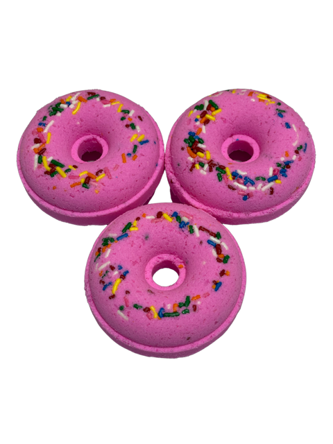 Strawberry Sundae Donut Bath Bomb