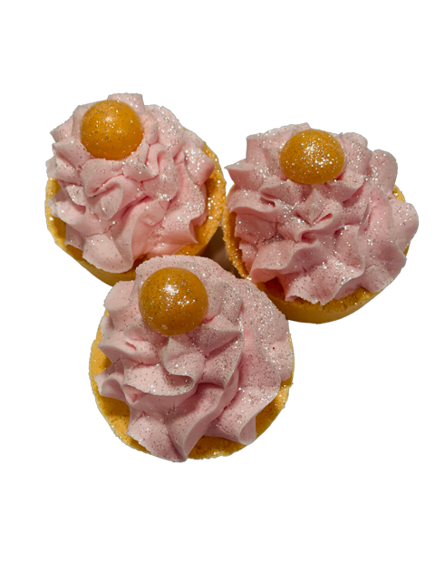 Peach Flamingo Bath Cake