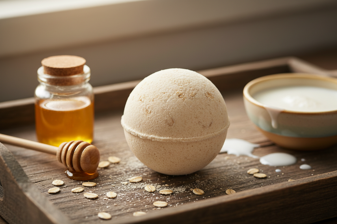 Oatmeal Milk and Honey Bath Bomb: Why This Classic Scent Is the #1 Best Seller for Dry Skin