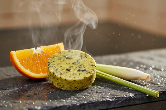 Lemongrass Orange Shower Steamer: The Morning Energy Boost Your Customers Will Use Every Single Day