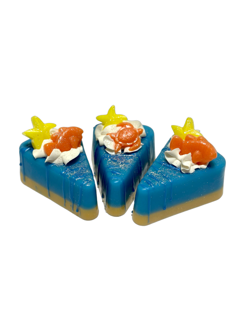 Ocean Waves Pie Slice Soap