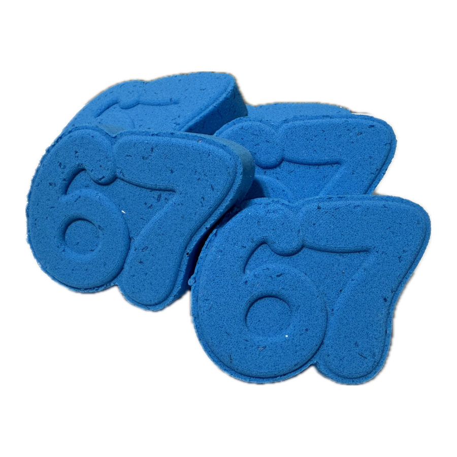 67 Bath Bomb - Viral “Six-Seven” Shape