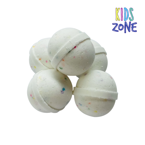 Burffday Cake birthday cake scented kids bath bomb with sprinkles