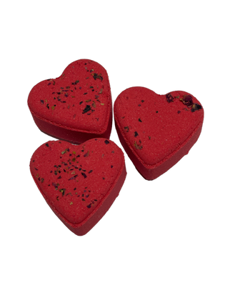 Rose Red Heart Bath Bomb