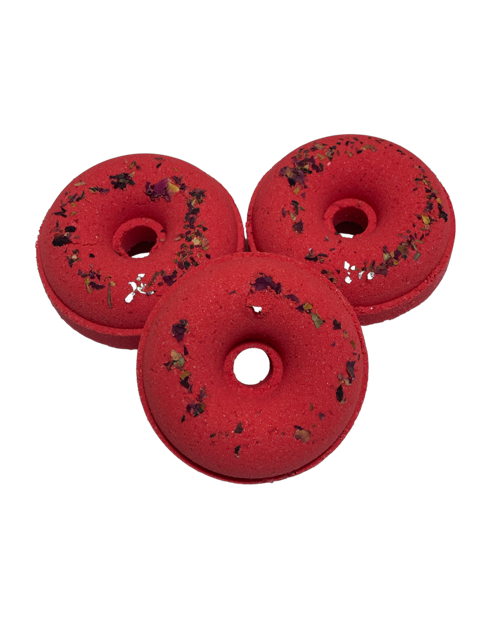 Rose Red Donut Bath Bomb