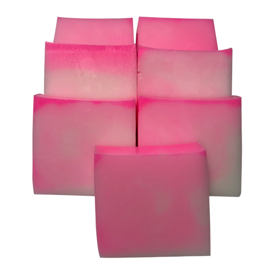 Pink Sugar Swirl Soap Bar